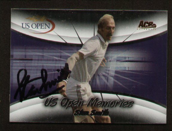 Stan Smith signed autograph auto 2008 ACE US Open Memories Tennis Card
