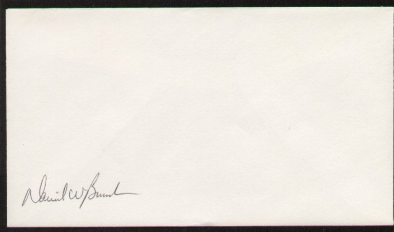 Daniel W. Bursch signed autograph auto Envelope / Cover NASA Astronaut
