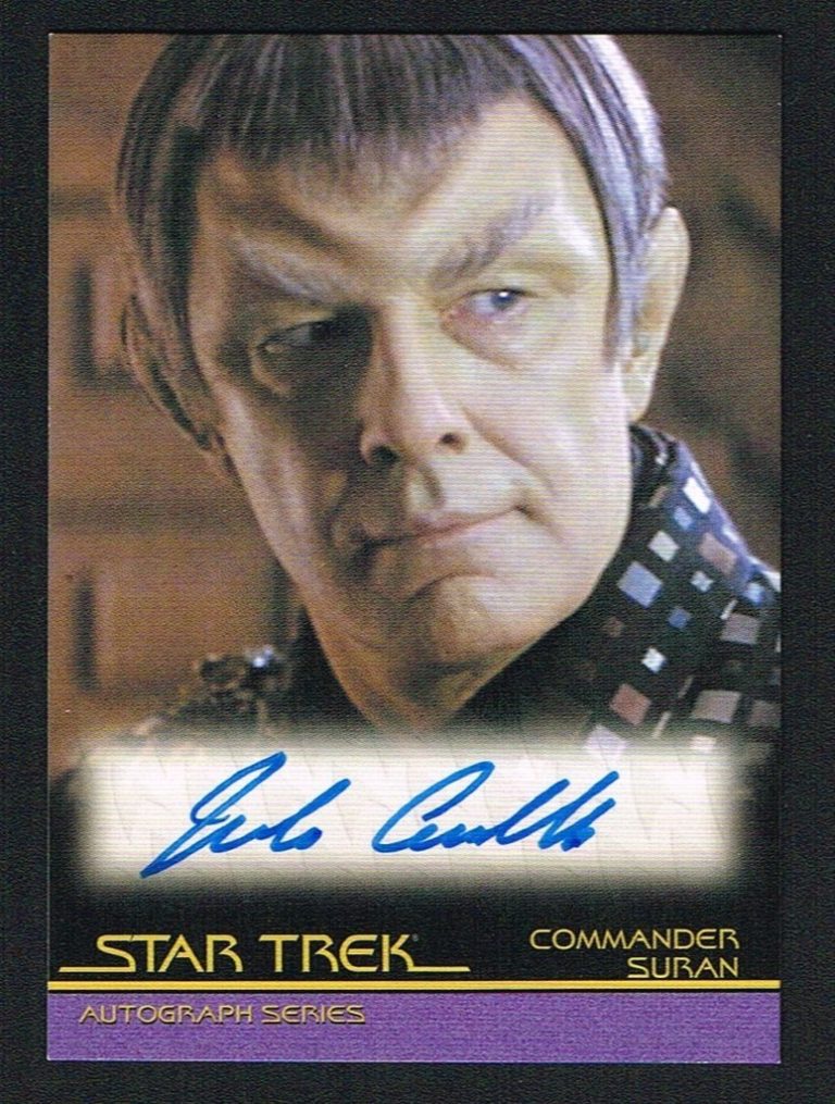 Jude Ciccolella as Commander Suran signed auto 2010 Star Trek Nemesis A112