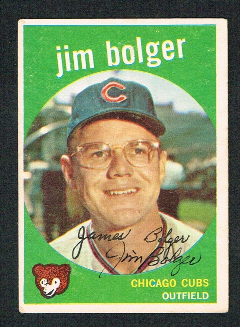Jim Bolger #29 signed autograph auto 1959 Topps Baseball Trading Card