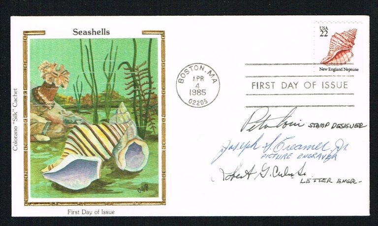 Peter Cocci, Joseph Creamer & Robert Culin signed autograph FDC Artist Designer
