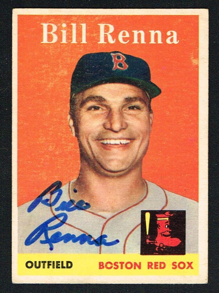 Bill Renna #473 signed autograph auto 1958 Topps Baseball Trading Card