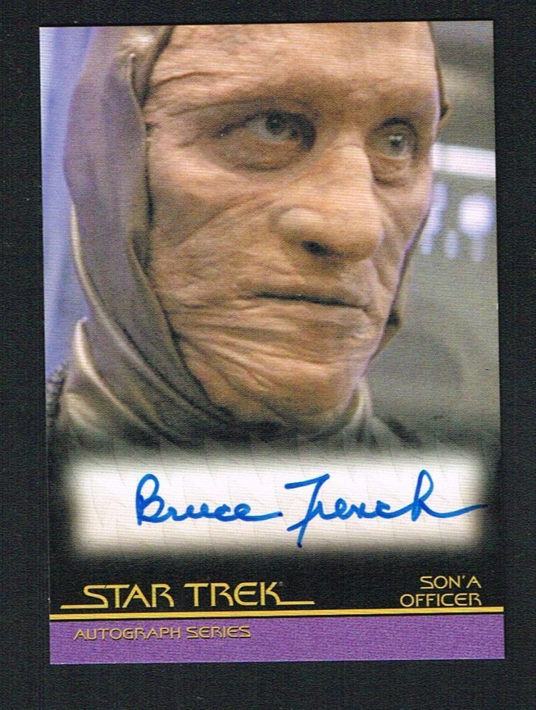 Bruce French as Son'A Officer signed auto 2010 Star Trek Insurrection A85