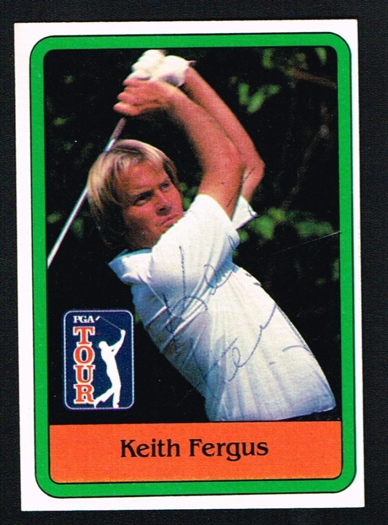 Keith Fergus #33 signed autograph auto 1981 Donruss Golf Trading Card