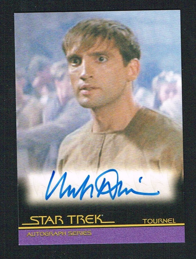 Mark Deakins as Tournel signed autograph auto 2009 Star Trek Insurrection A102
