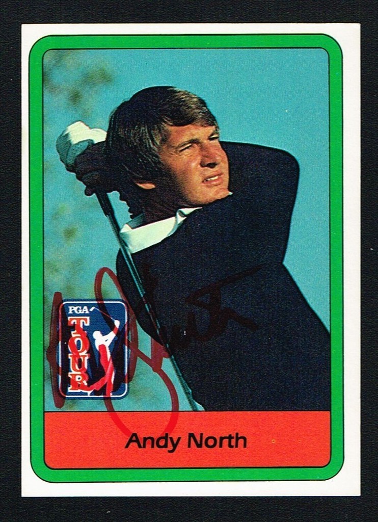 Andy North #30 signed autograph auto 1982 Donruss Golf Trading Card