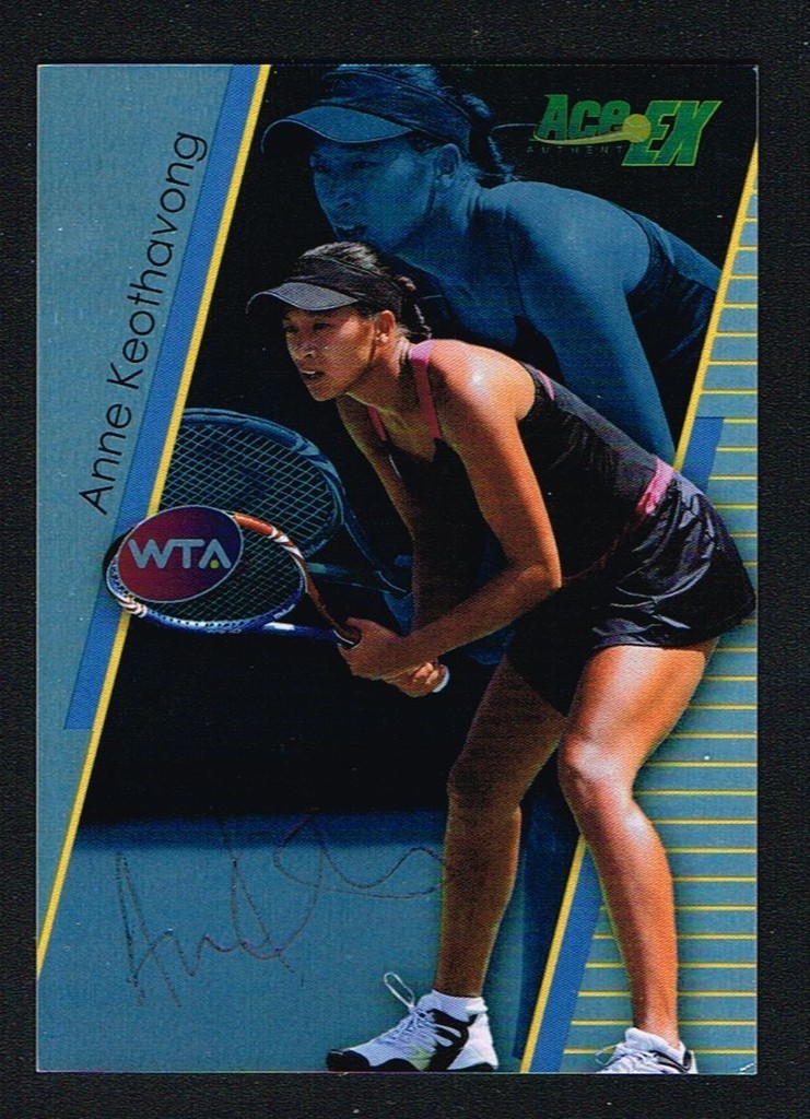 Anne Keothavong #30 signed autograph auto 2011 Ace Authentic Tennis Trading Card