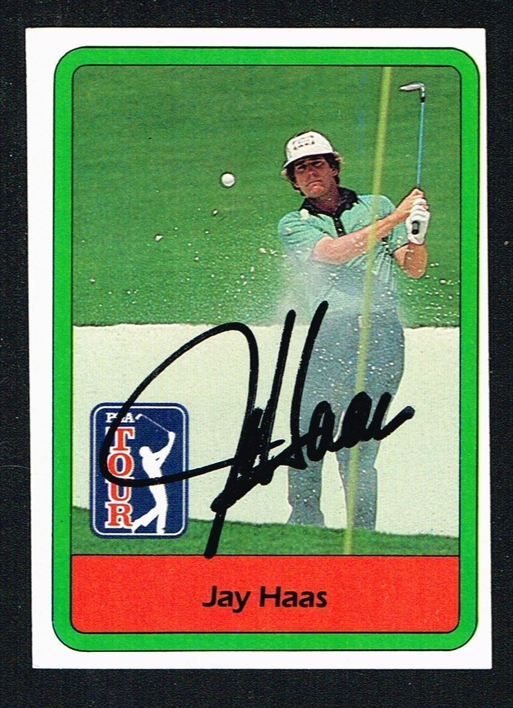 Jay Haas #15 signed autograph auto 1982 Donruss Golf Trading Card