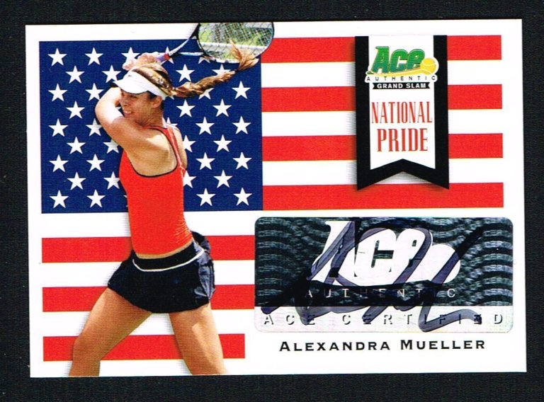Alexandra Mueller signed autograph auto 2013 Ace Authentic National Pride