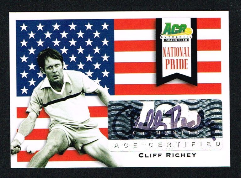 Cliff Richey signed autograph auto 2013 Ace Authentic Tennis National Pride