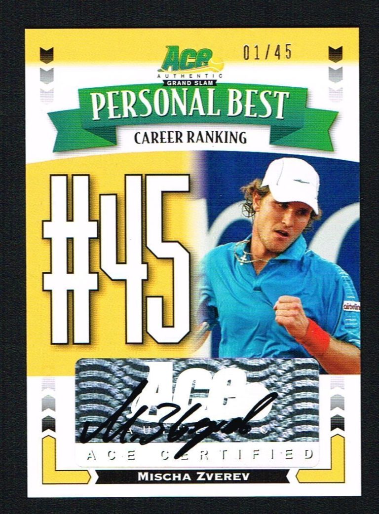 Mischa Zverev signed autograph auto 2013 Ace Authentic Tennis Personal Best 1/45