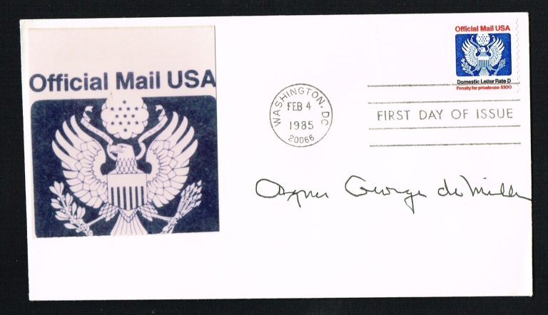 Agnes de Mille (d. 1993) signed autograph auto First Day Postal Cover FDC Dancer