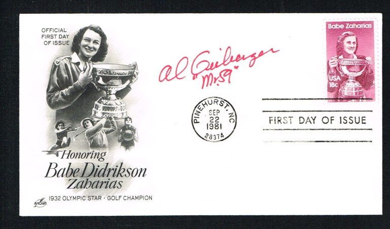Al Geiberger signed autograph auto First Day Postal Cover FDC Golfer Mr. 59