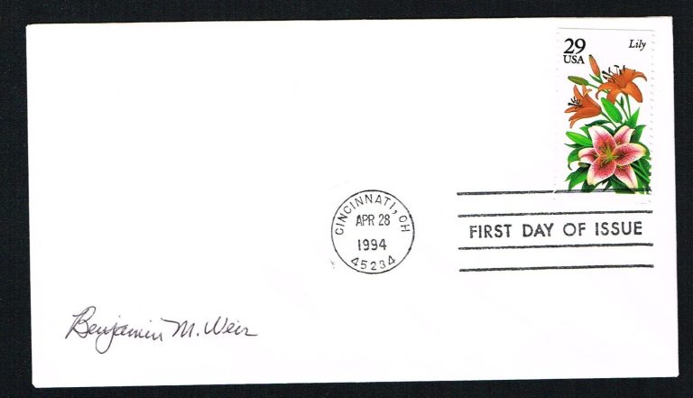 Benjamin Weir signed autograph auto First Day Postal Cover FDC Lebanon Hostage