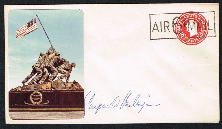 Caspar Cap Weinberger (d. 2006) signed autograph Postal Cover Sec. of Defense