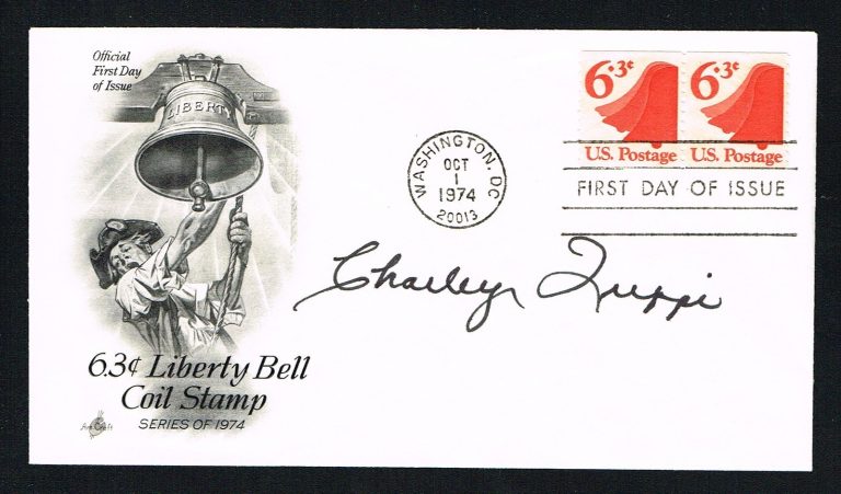 Charley Trippi signed autograph First Day Cover FDC Pro Football Hall of Fame