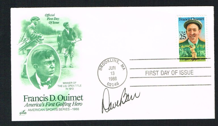 Dave Barr signed autograph auto First Day Postal Cover FDC PGA Golfer