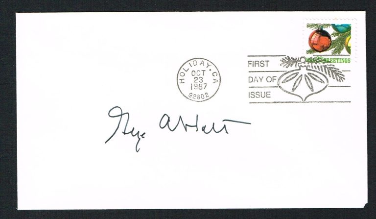 George Abbott (d 1995) signed autograph auto First Day Cover Producer & Director