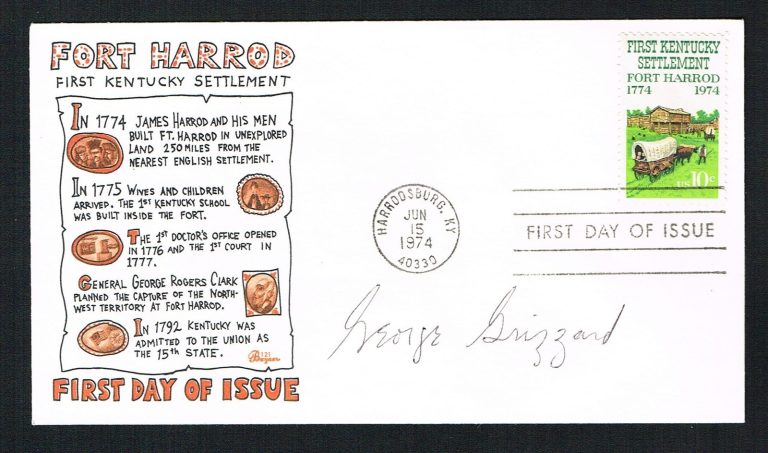 George Grizzard (d 2007) signed autograph First Day Cover FDC Stage & Film Actor