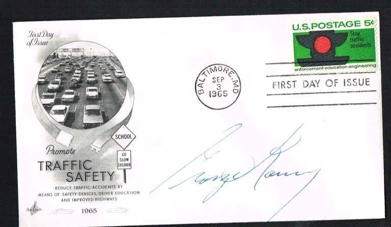 George Romney (d. 1995) signed autograph FDC Postal Cover Michigan Governor