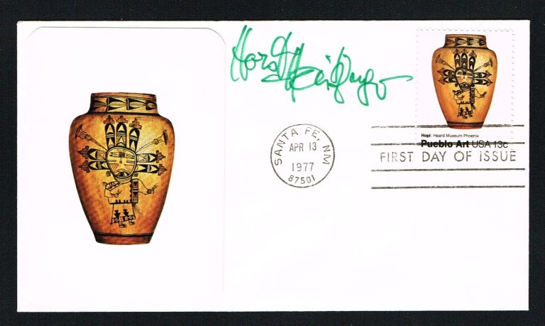 Horst Haitzinger signed autograph First Day Cover German Political Cartoonist
