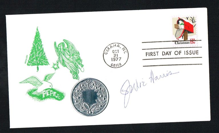 Julie Harris (d. 2013) signed autograph First Day Cover Stage & Screen Actress