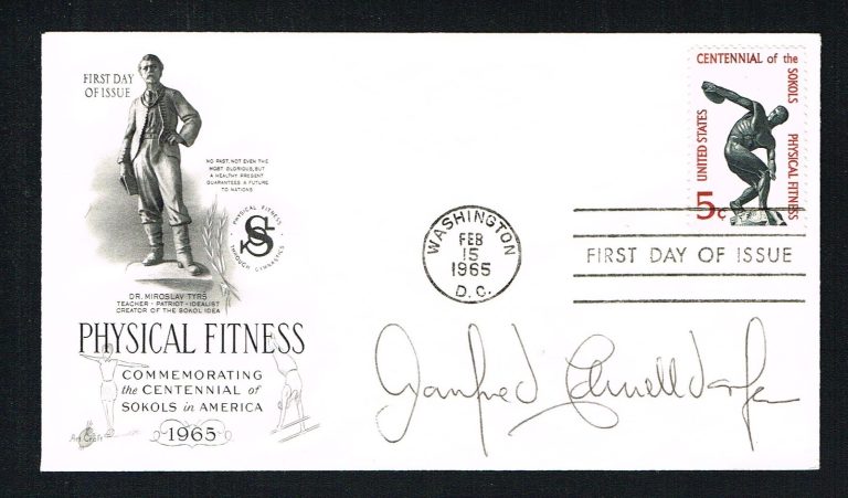 Manfred Schnelldorfer signed autograph auto First Day Cover FDC Figure Skater