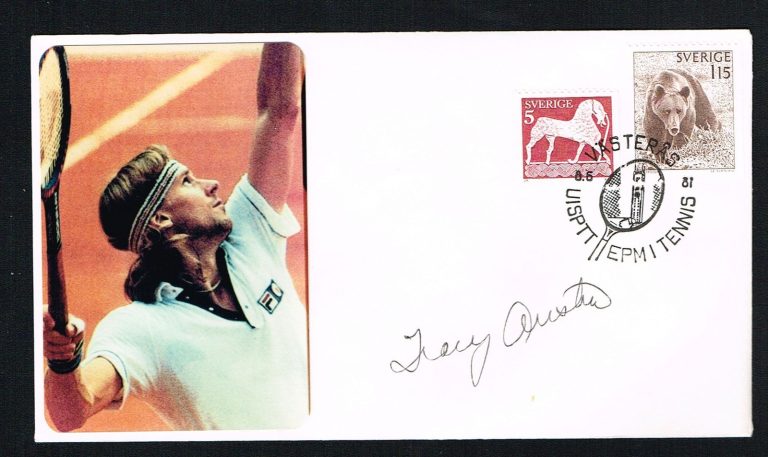 Tracy Austin signed autograph auto Postal Cover Tennis Hall of Fame