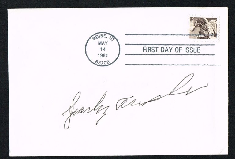 Sparky Anderson (d. 2010) signed autograph Postal Cover Baseball HOF Manager