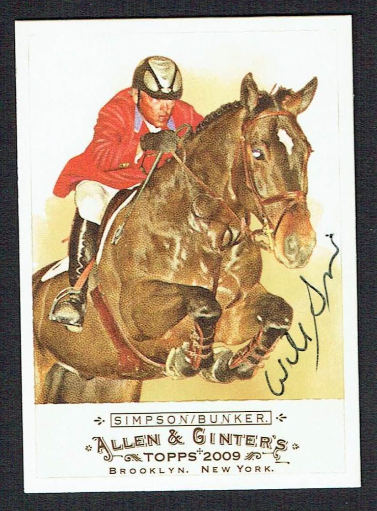 Will Simpson #228 signed autograph auto 2009 Topps Allen & Ginter Trading Card