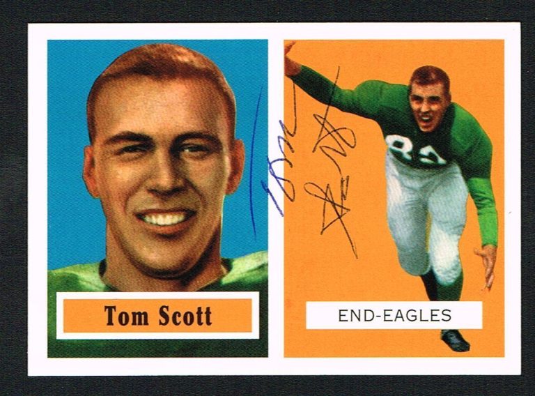 Tom Scott #25 signed autograph auto 1994 Topps 1957 Archives Football Card