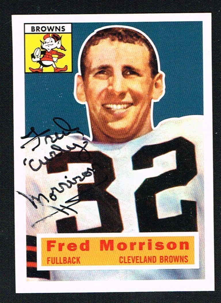 Fred Morrison #81 signed autograph auto 1994 Topps 1956 Archives Football Card