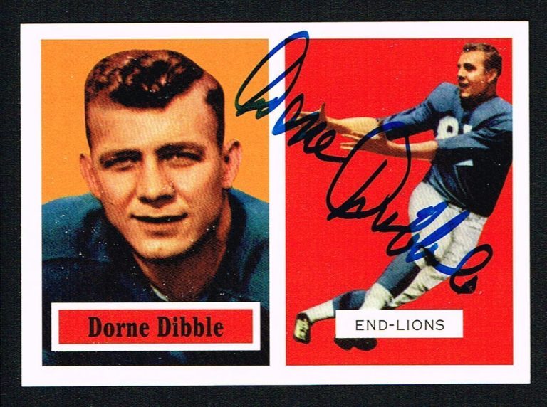 Dorne Dibble #97 signed autograph auto 1994 Topps 1957 Archives Football Card