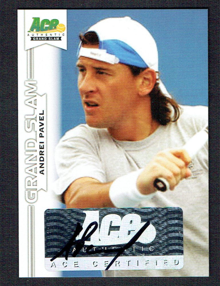 Andrei Pavel #BA-AP1 signed autograph auto 2013 Ace Authentic Grand Slam Tennis