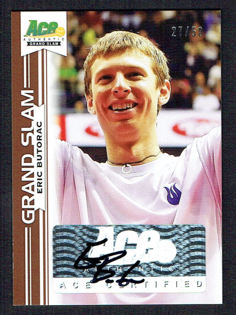 Eric Butorac #BA-EB1 signed autograph auto 2013 Ace Authentic Grand Slam 27/50
