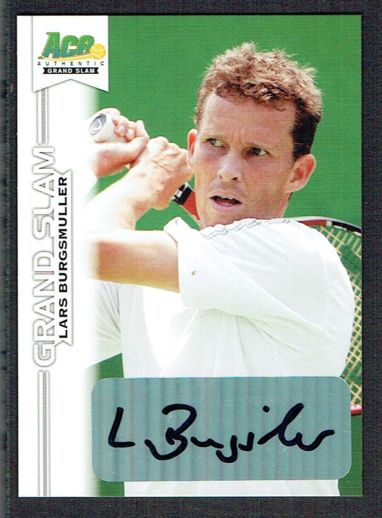 Lars Burgsmuller #BA-LB1 signed autograph auto 2013 Ace Authentic Grand Slam