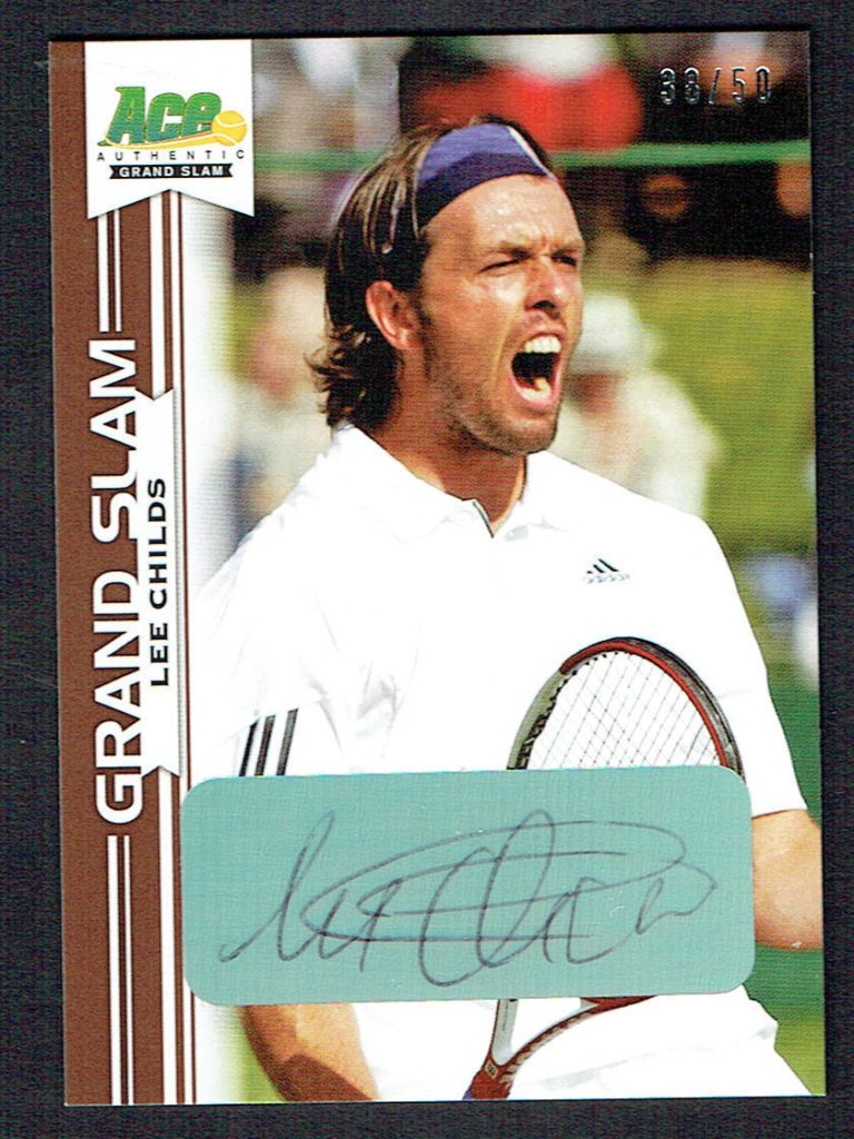 Lee Childs #BA-LC1 signed autograph auto 2013 Ace Authentic Grand Slam 38/50