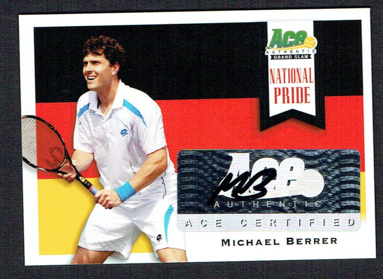 Michael Berrer #NP-MB1 signed autograph auto 2013 Ace Authentic National Pride