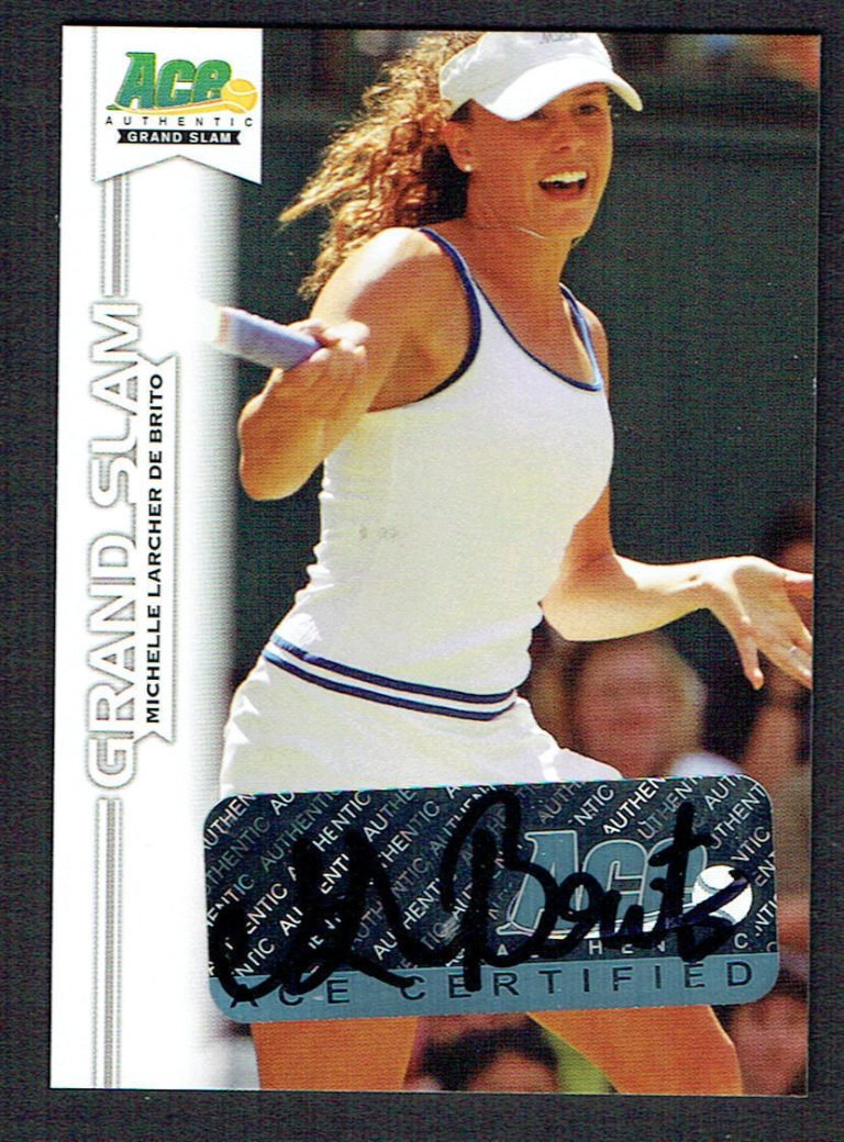 Michelle Larcher De Brito #BA-MLB signed autograph 2013 Ace Authentic Grand Slam