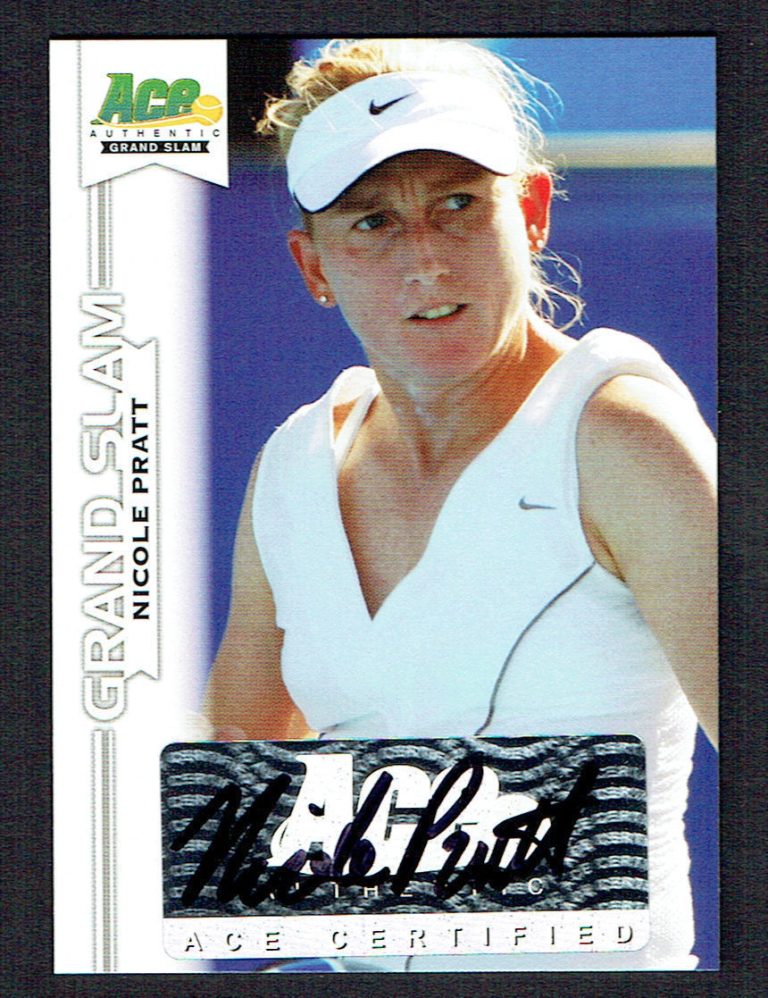 Nicole Pratt #BA-NP2 signed autograph auto 2013 Ace Authentic Grand Slam Tennis