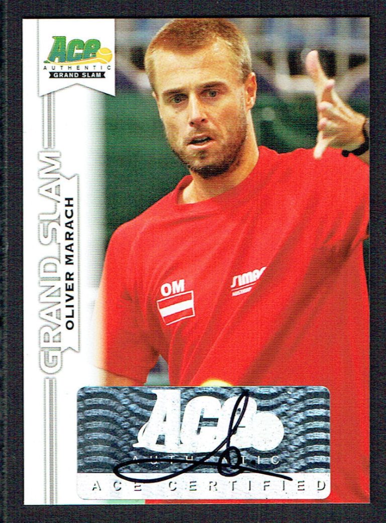 Oliver Marach #BA-OM1 signed autograph auto 2013 Ace Authentic Grand Slam Tennis