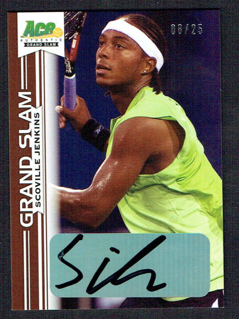 Scoville Jenkins BA-SJ1 signed autograph auto 2013 Ace Authentic Grand Slam 8/25