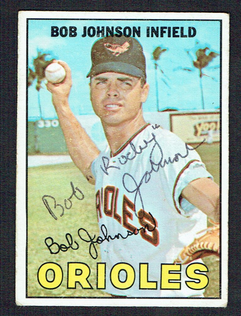 Bob Johnson #38 signed autograph auto 1967 Topps Baseball Trading Card