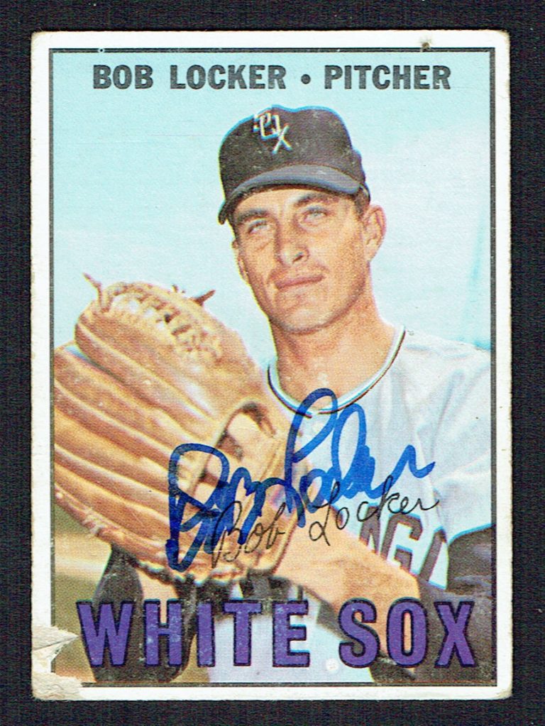 Bob Locker #338 signed autograph auto 1967 Topps Baseball Trading Card