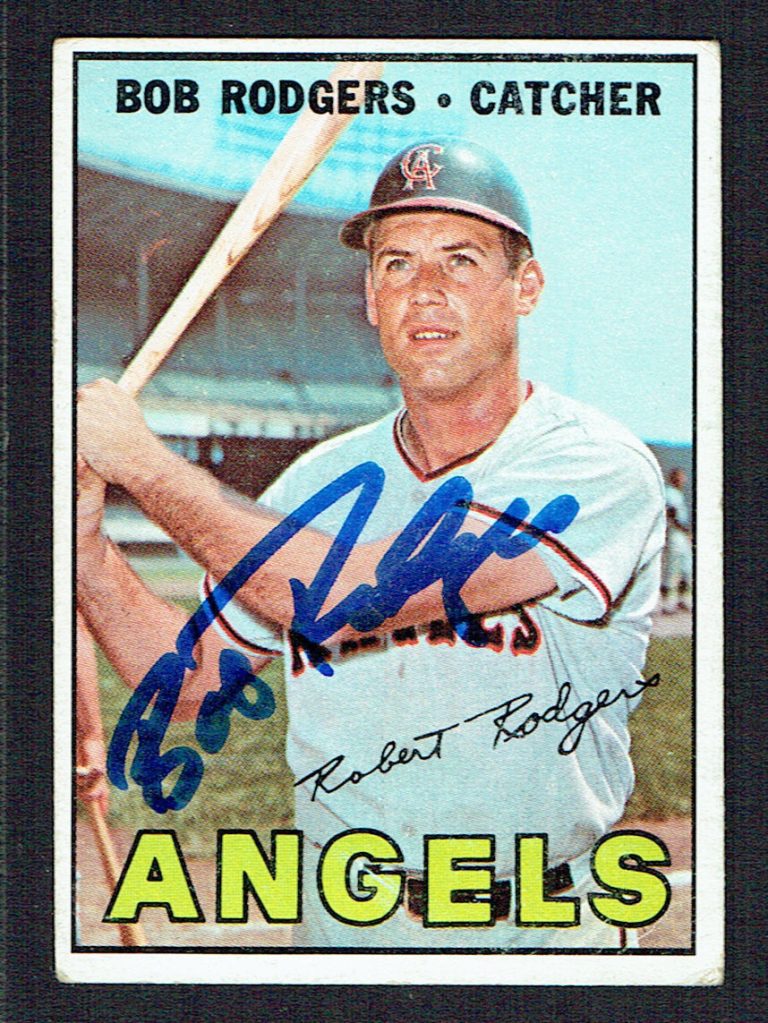 Bob Rodgers #281 signed autograph auto 1967 Topps Baseball Trading Card