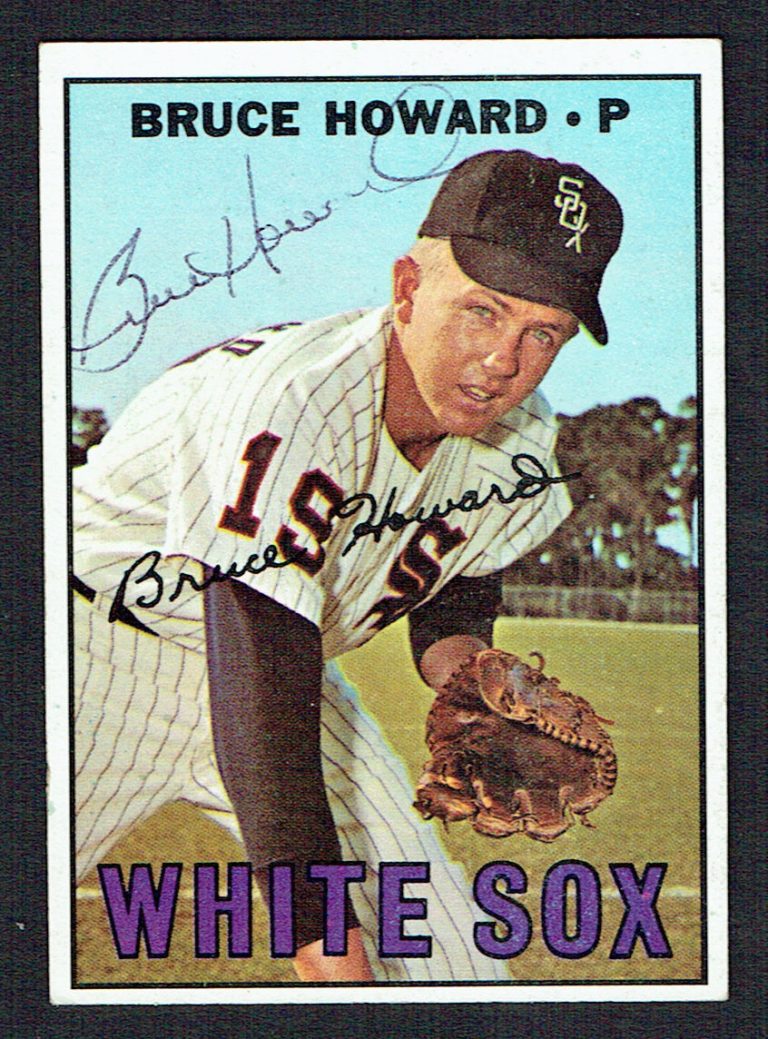Bruce Howard #159 signed autograph auto 1967 Topps Baseball Trading Card