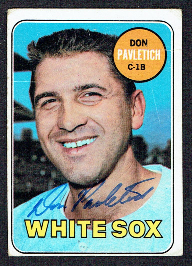 Don Pavletich #179 signed autograph auto 1969 Topps Baseball Trading Card