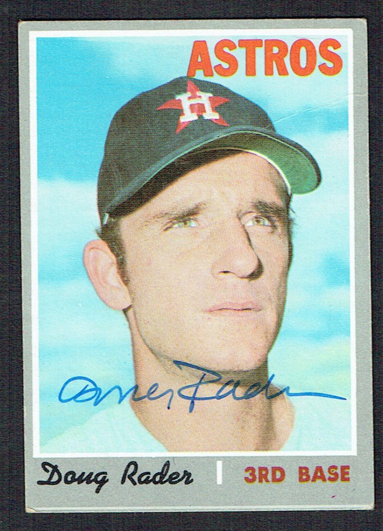 Doug Rader #355 signed autograph auto 1970 Topps Baseball Trading Card