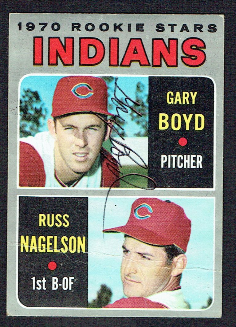 Gary Boyd #7 signed autograph auto 1970 Topps Baseball Trading Card
