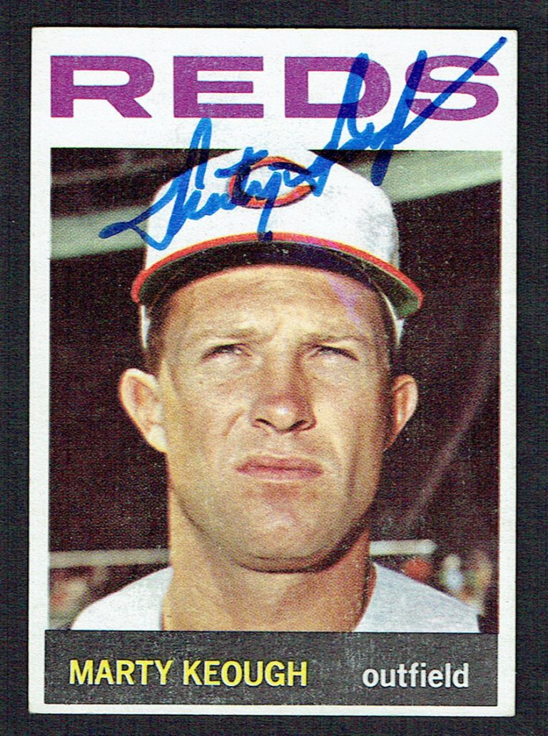 Marty Keough #166 signed autograph auto 1964 Topps Baseball Trading Card